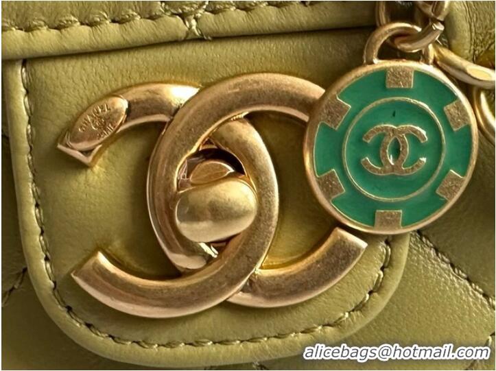 Classic Specials CHANEL MINI FLAP BAG AS3736 lemon