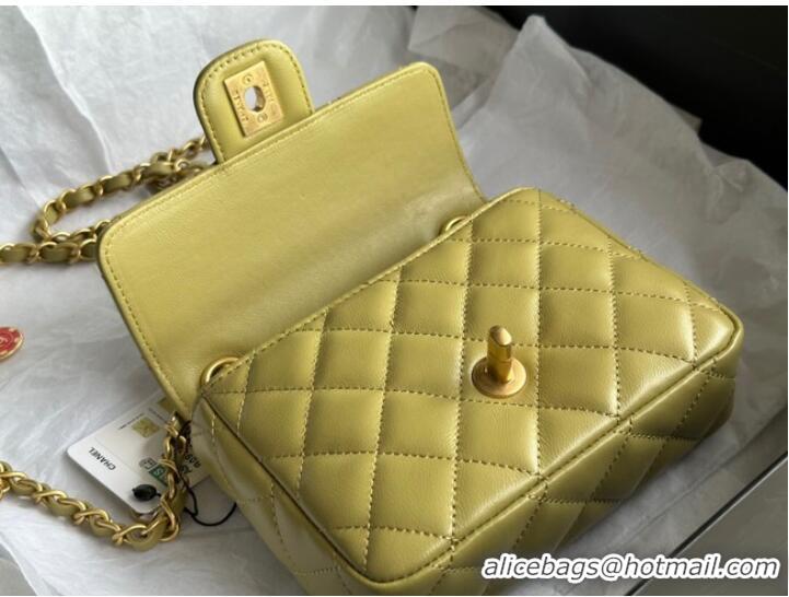 Classic Specials CHANEL MINI FLAP BAG AS3736 lemon