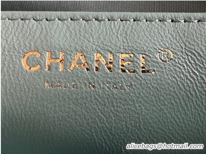 Reasonable Price CHANEL MINI FLAP BAG AS3736 light blue