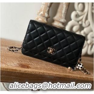 Good Product CHANEL WALLET ON CHAIN AP1450 BLACK