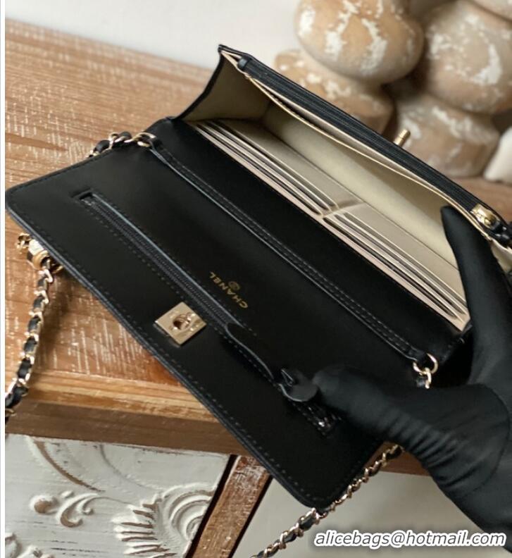 Good Product CHANEL WALLET ON CHAIN AP1450 BLACK