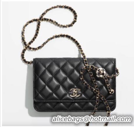 Good Product CHANEL WALLET ON CHAIN AP1450 BLACK