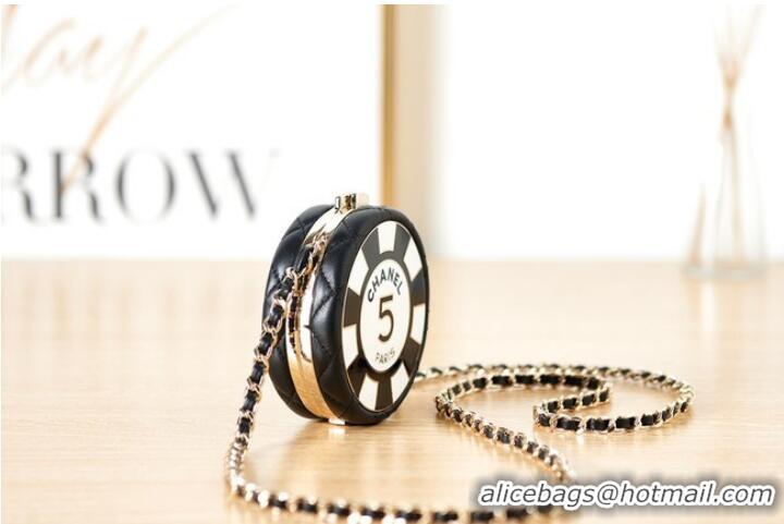 Promotional CHANEL CLUTCH WITH CHAIN AP3074 Black & White