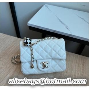 Well Crafted CHANEL MINI FLAP BAG AS1786 white