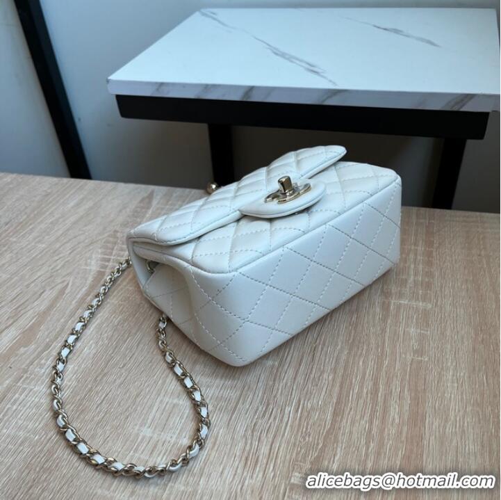 Well Crafted CHANEL MINI FLAP BAG AS1786 white