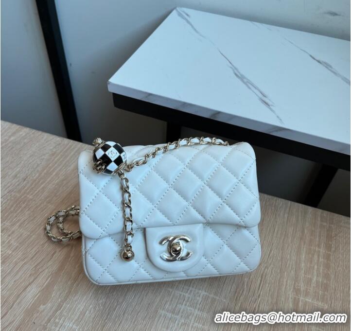 Well Crafted CHANEL MINI FLAP BAG AS1786 white