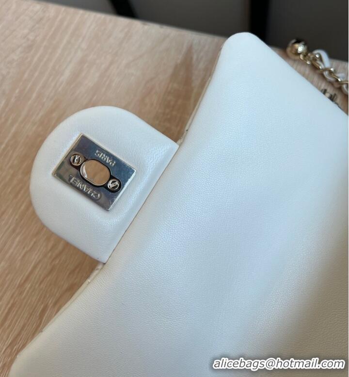 Well Crafted CHANEL MINI FLAP BAG AS1786 white