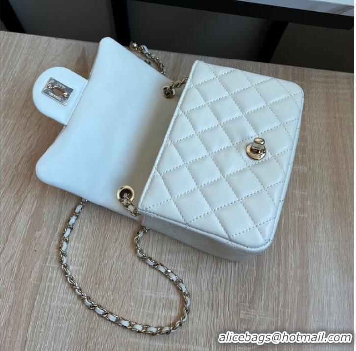 Well Crafted CHANEL MINI FLAP BAG AS1786 white