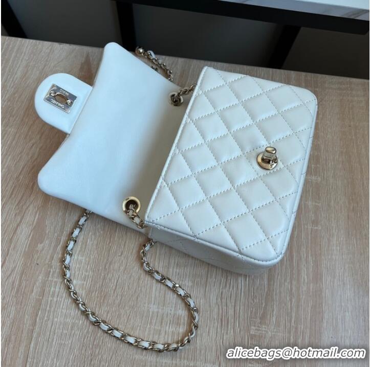 Well Crafted CHANEL MINI FLAP BAG AS1786 white