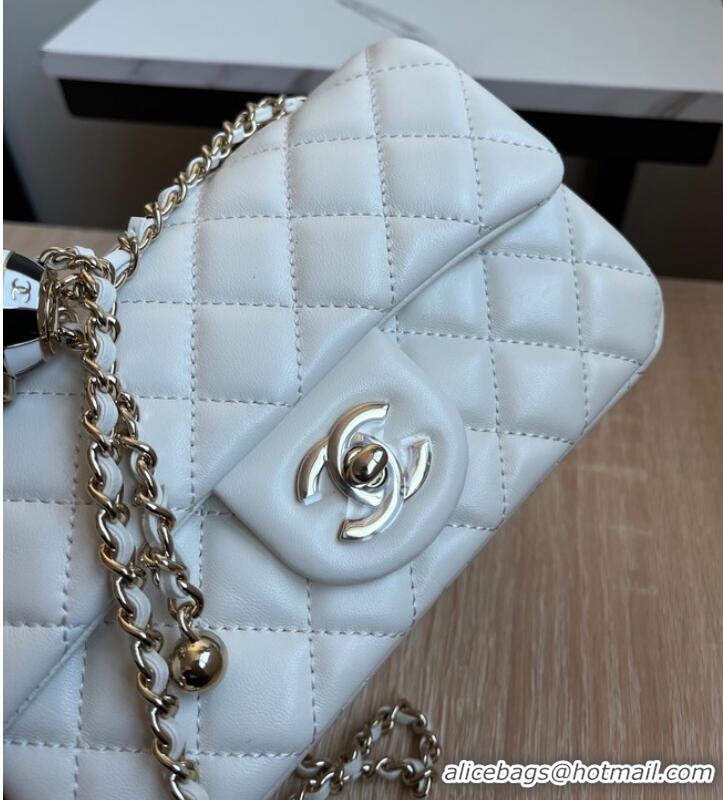 New Fashion CHANEL MINI FLAP BAG AS1787 white