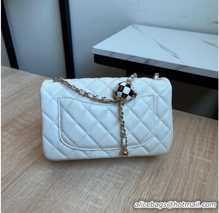 New Fashion CHANEL MINI FLAP BAG AS1787 white