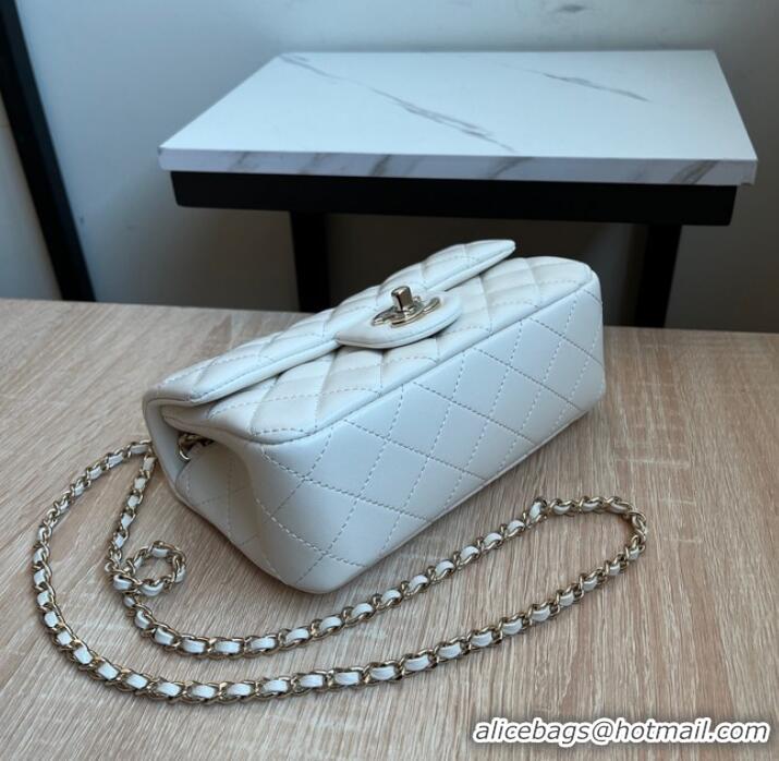 New Fashion CHANEL MINI FLAP BAG AS1787 white