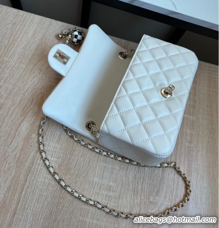 New Fashion CHANEL MINI FLAP BAG AS1787 white