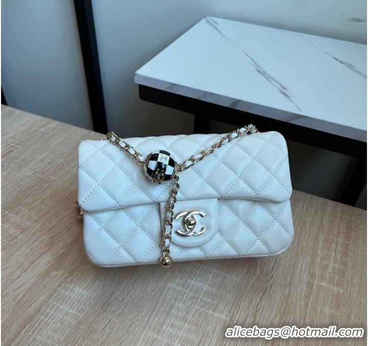 New Fashion CHANEL MINI FLAP BAG AS1787 white