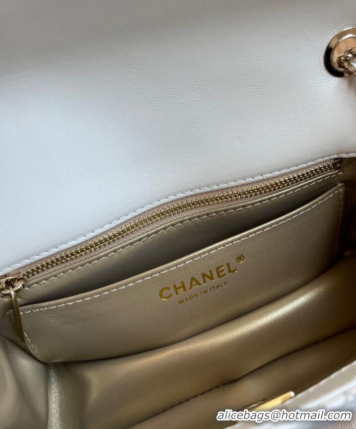 New Fashion CHANEL MINI FLAP BAG AS1787 white