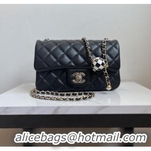 Unique Style CHANEL MINI FLAP BAG AS1787 black