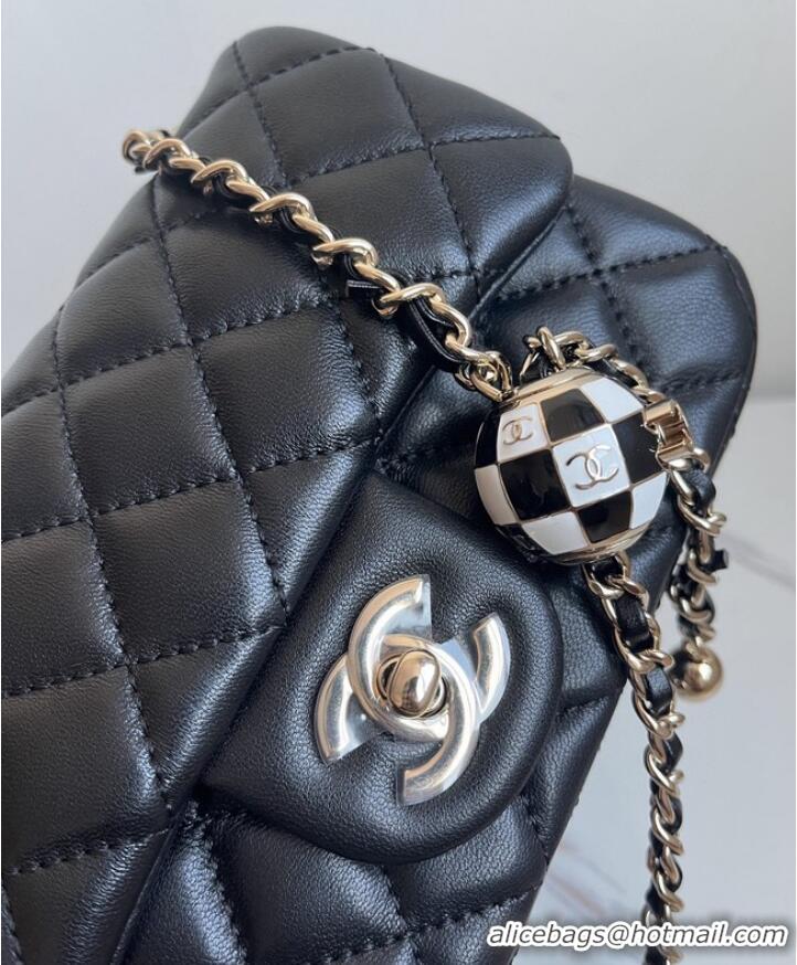 Unique Style CHANEL MINI FLAP BAG AS1787 black