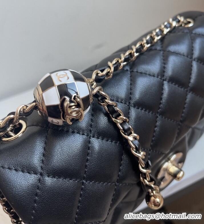 Unique Style CHANEL MINI FLAP BAG AS1787 black