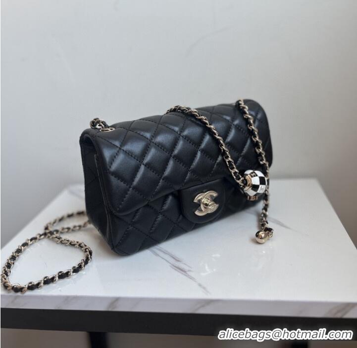 Unique Style CHANEL MINI FLAP BAG AS1787 black