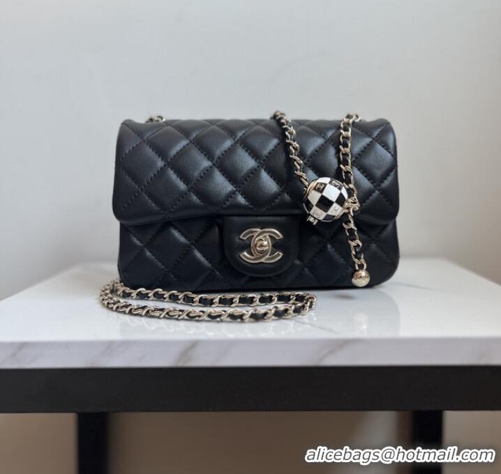 Unique Style CHANEL MINI FLAP BAG AS1787 black