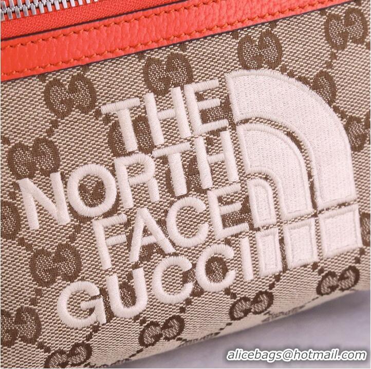 New Design Gucci and The North Face Belt Bag 650299 Orange