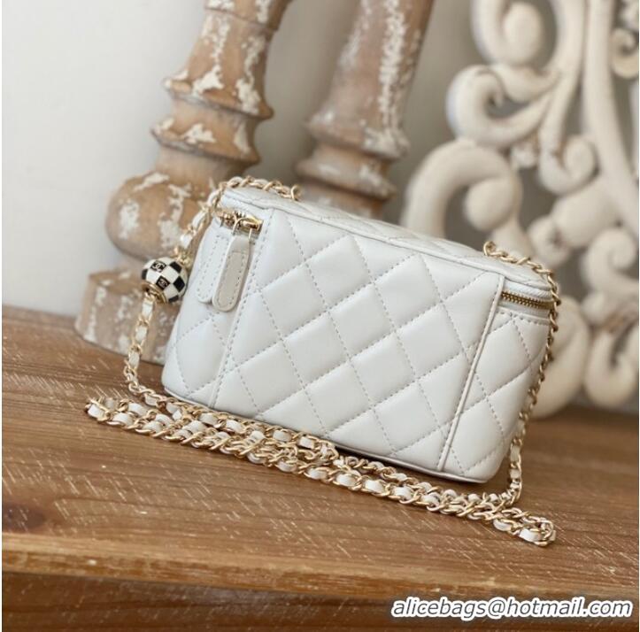 Super Quality CHANEL VANITY WITH CHAIN 81242 white