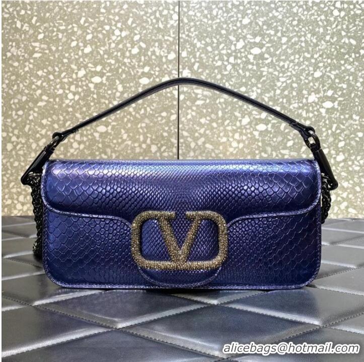 Shop Promotional VALENTINO Loco Crystal bag 2B0K30 dark blue