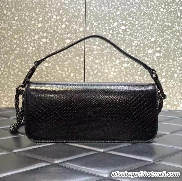 Top Quality VALENTINO Loco Crystal bag 2B0K30 black