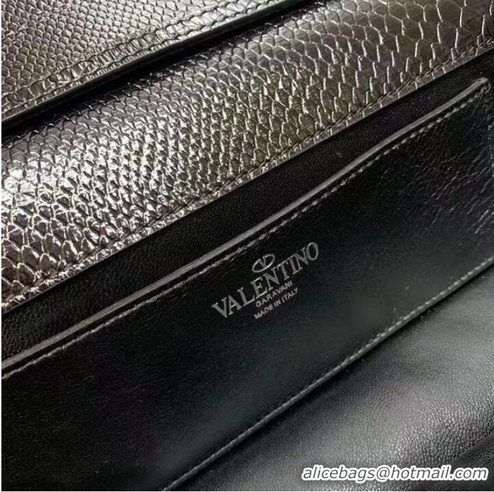 Top Quality VALENTINO Loco Crystal bag 2B0K30 black