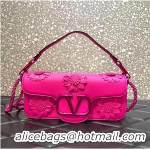 Grade Quality VALENTINO FLORAL TRIM LOCO BAG WB0K30P ROSE