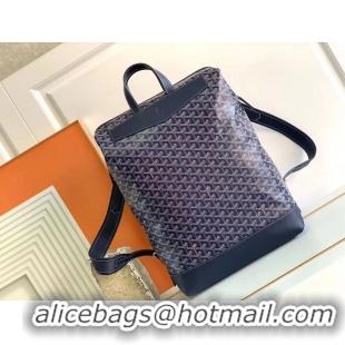 Super Quality Goyard Cisalpin Original Backpack 8039 Navy Blue