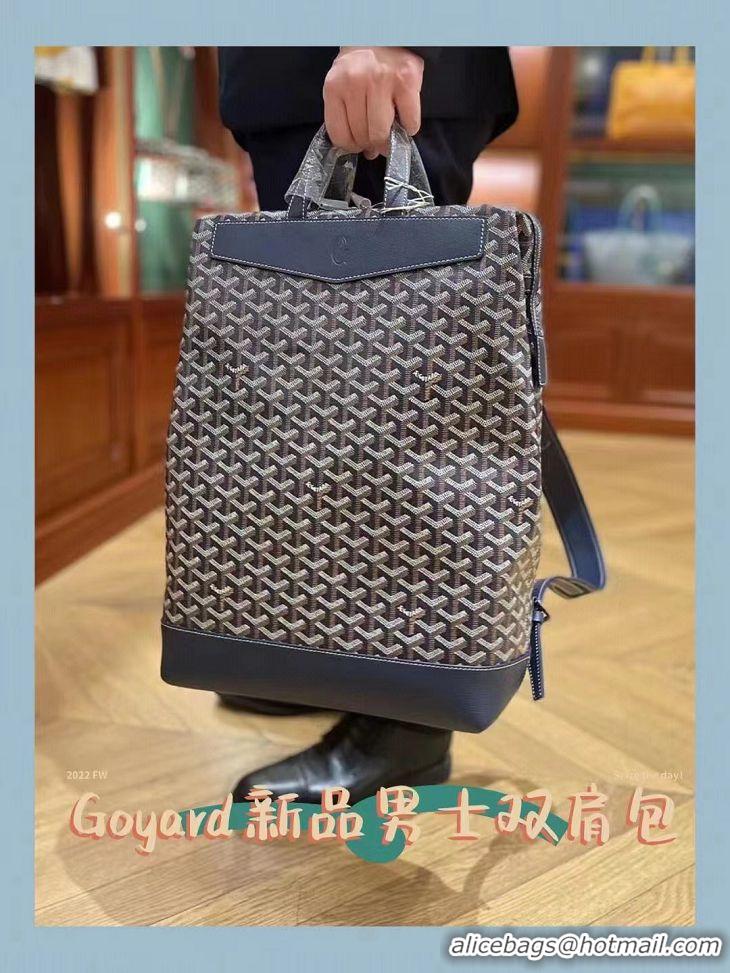 Super Quality Goyard Cisalpin Original Backpack 8039 Navy Blue