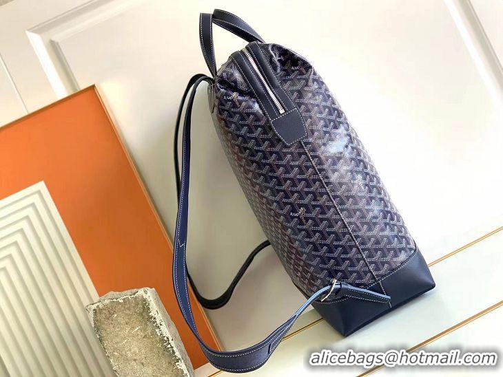 Super Quality Goyard Cisalpin Original Backpack 8039 Navy Blue