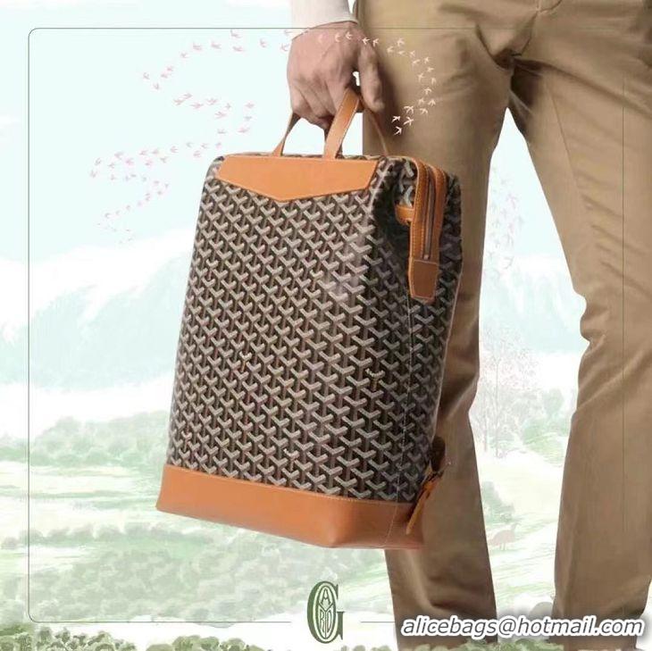 Shop Cheap Goyard Cisalpin Original Backpack 8039 Black And Tan