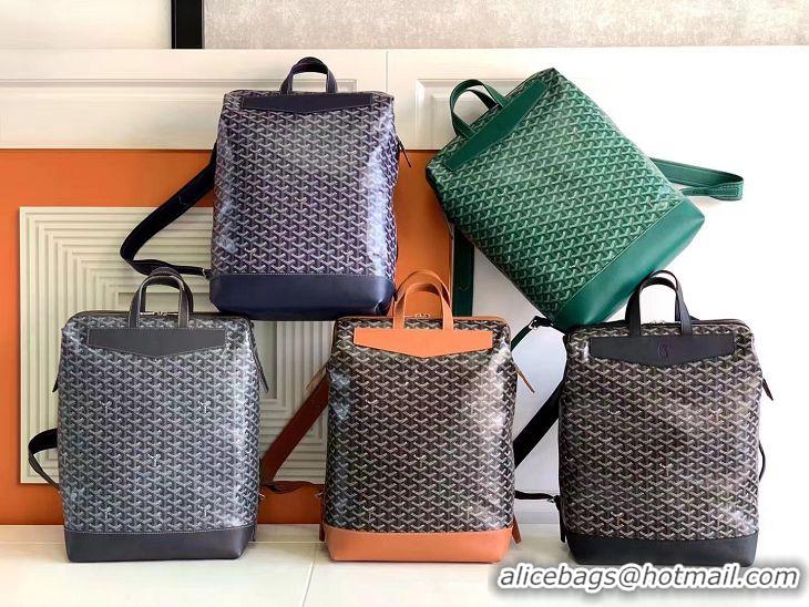 Grade Design Goyard Cisalpin Original Backpack 8039 Dark Grey