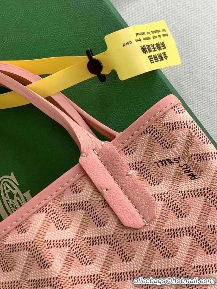 Famous Brand Goyard Original Claire Voie Tote Bag Mini 8003 Light Pink