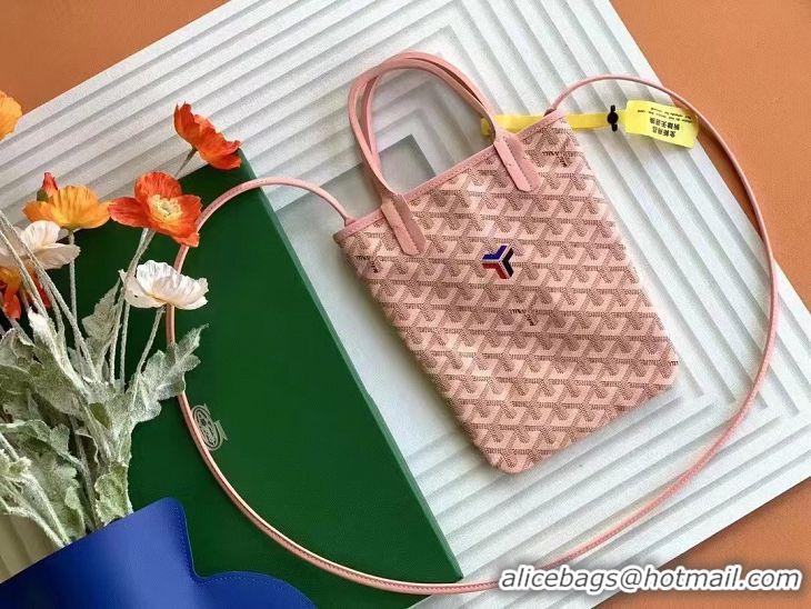 Famous Brand Goyard Original Claire Voie Tote Bag Mini 8003 Light Pink