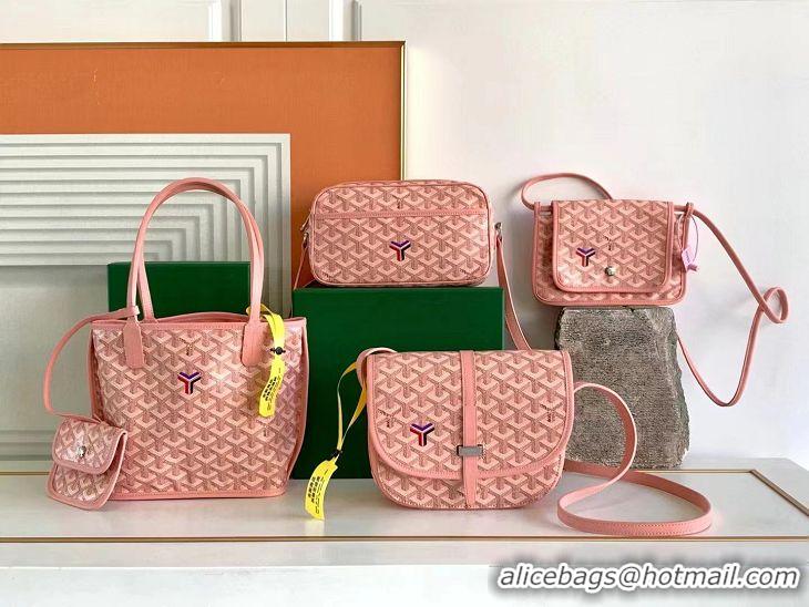 Famous Brand Goyard Original Claire Voie Tote Bag Mini 8003 Light Pink