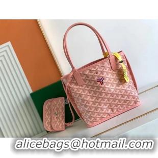 Grade Quality Goyard Original Anjou Reversible Bag Mini 2399 New Pink