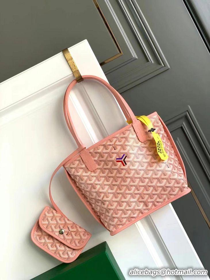 Grade Quality Goyard Original Anjou Reversible Bag Mini 2399 New Pink