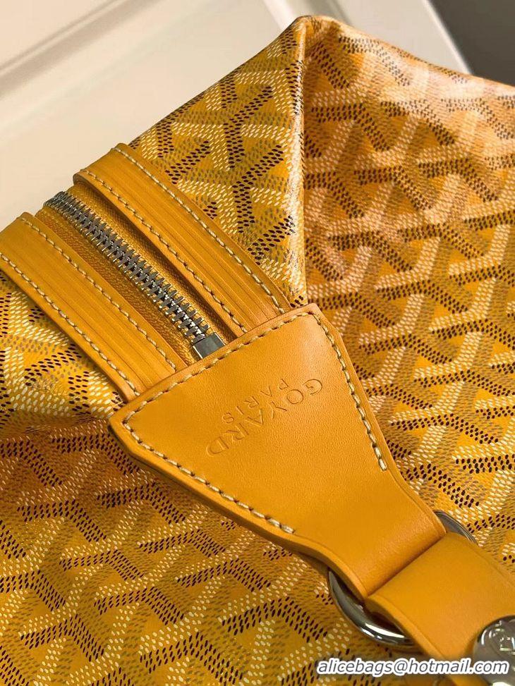 Shop Grade Goyard Original Boeing 55CM Duffle Travel Bag 8000 Yellow