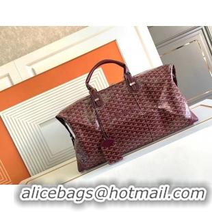 Best Product Goyard Original Boeing 55CM Duffle Travel Bag 8000 Burgundy