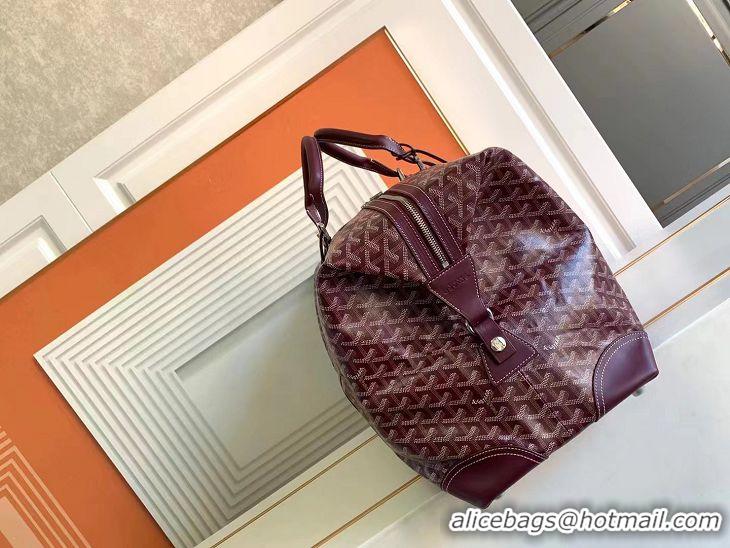 Best Product Goyard Original Boeing 55CM Duffle Travel Bag 8000 Burgundy