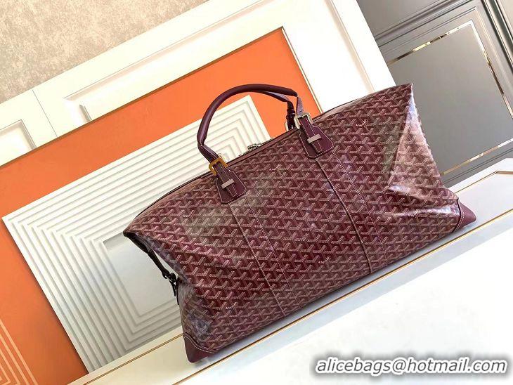 Best Product Goyard Original Boeing 55CM Duffle Travel Bag 8000 Burgundy