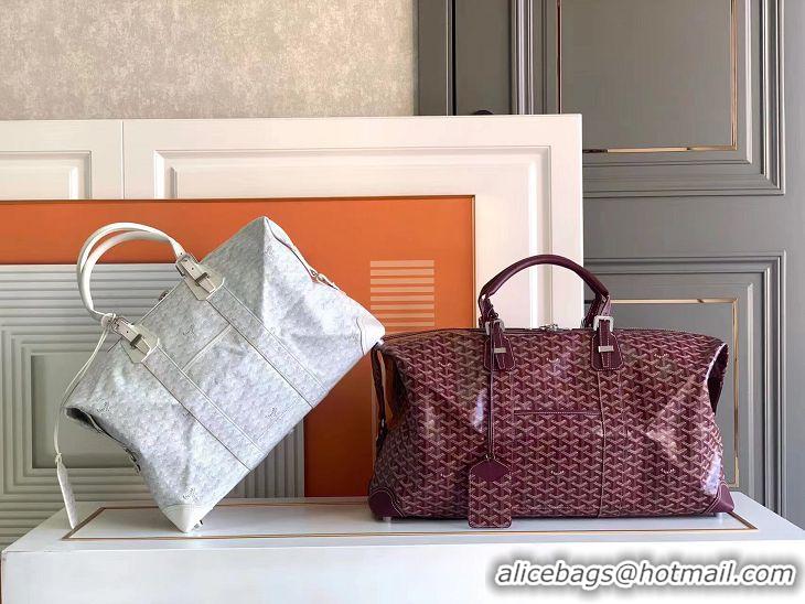 Best Product Goyard Original Boeing 55CM Duffle Travel Bag 8000 Burgundy