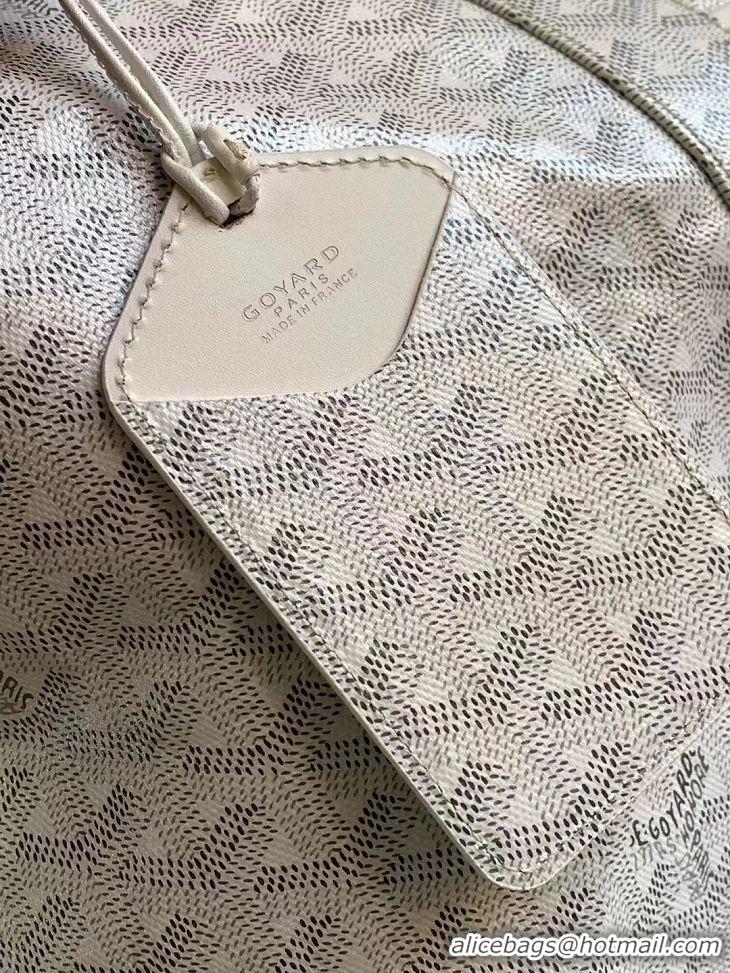 Most Popular Goyard Original Boeing 55CM Duffle Travel Bag 8000 White