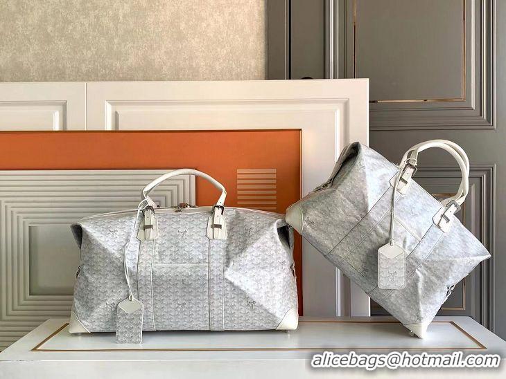 Most Popular Goyard Original Boeing 55CM Duffle Travel Bag 8000 White