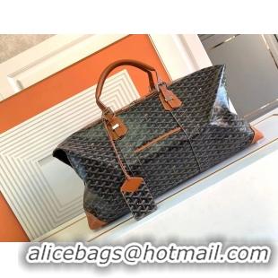 Most Popular Goyard Original Boeing 55CM Duffle Travel Bag 8000 Black And Tan