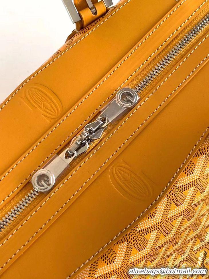 Modern Classic Goyard Original Boeing 45CM Duffle Travel Bag 8001 Yellow