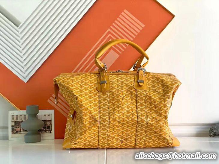 Modern Classic Goyard Original Boeing 45CM Duffle Travel Bag 8001 Yellow